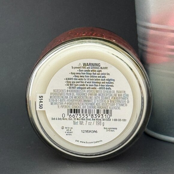 BBW Pineapple Mango Spritz Bath & Body Works Mason Jar Single Wick Candle - Picture 9 of 10